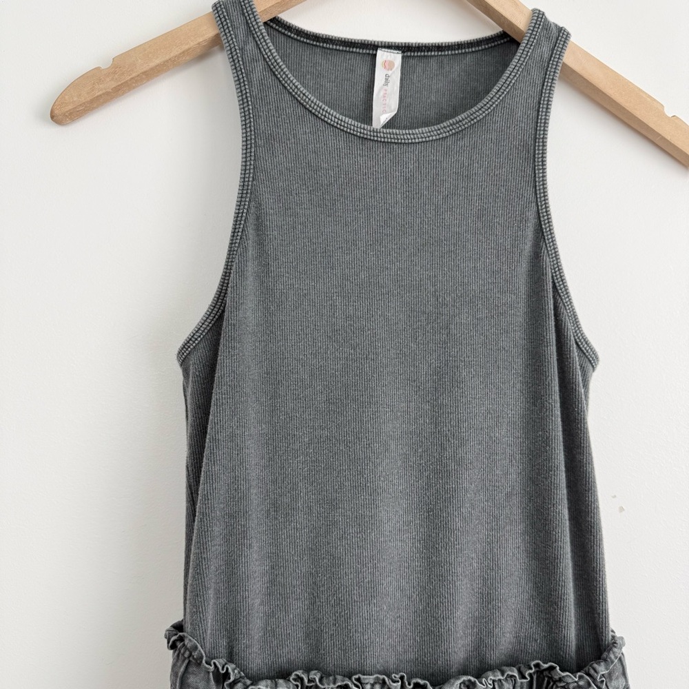 Anthropologie Daily Practice Be Bold Racerback Twofer Dress - Picture 6 of 11